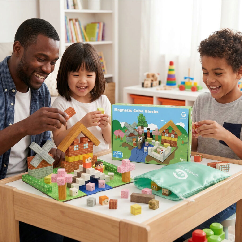 galerie photos cubes magnétiques Gammia Kids